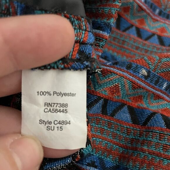 🟢J. Crew Factory Jacquard Multicolor Boardwalk Shorts Size 0 - Picture 6 of 6